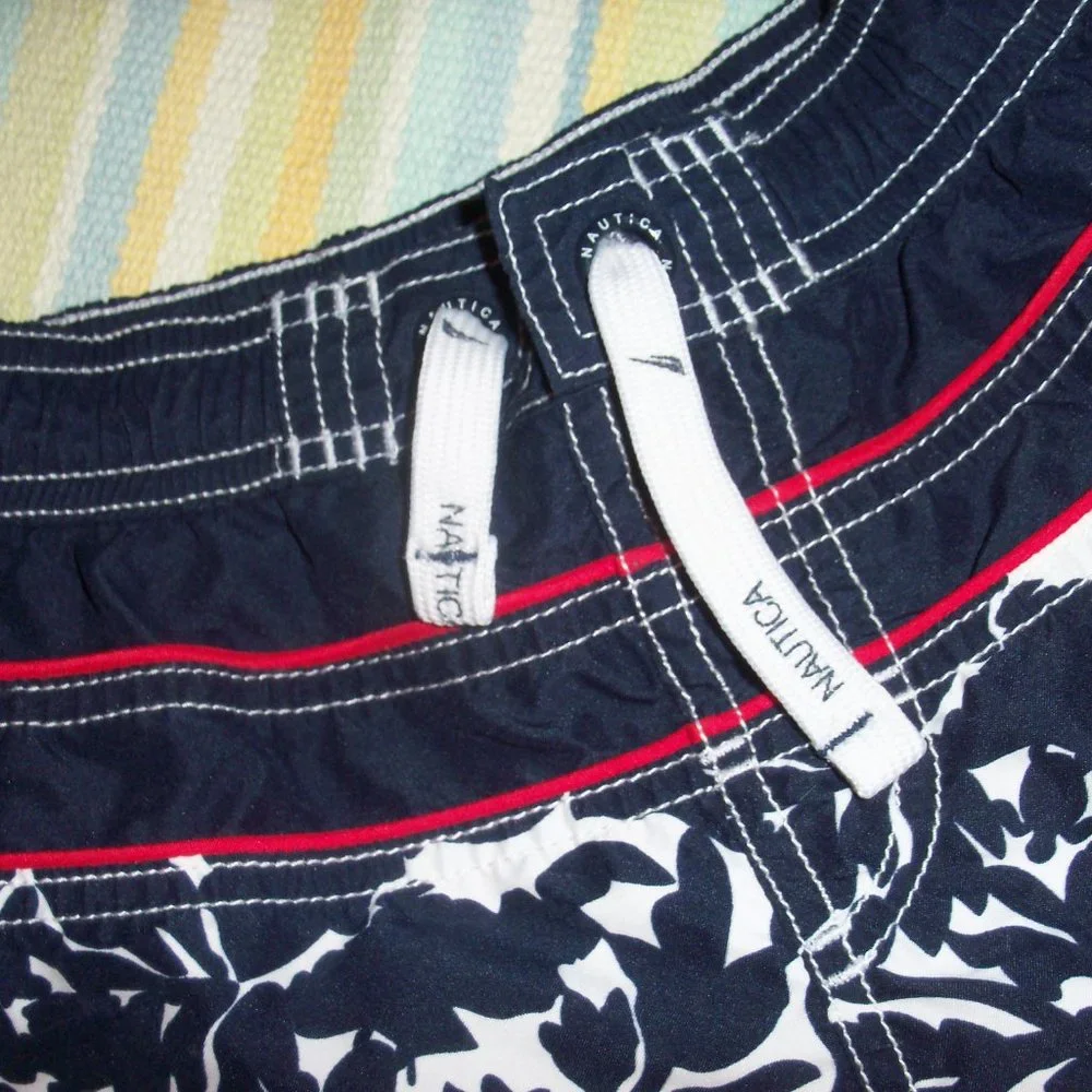 Boy's Nautica Hawaiian swim shorts 7